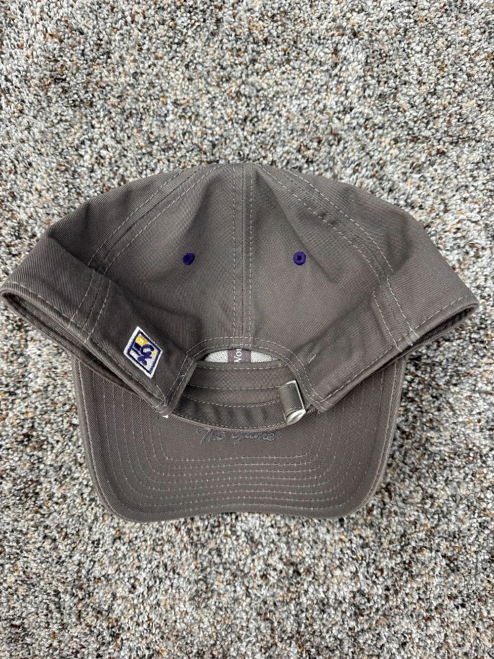 Breeders' Cup Embroidered Logo Baseball Cap - Taupe with Purple Accents
